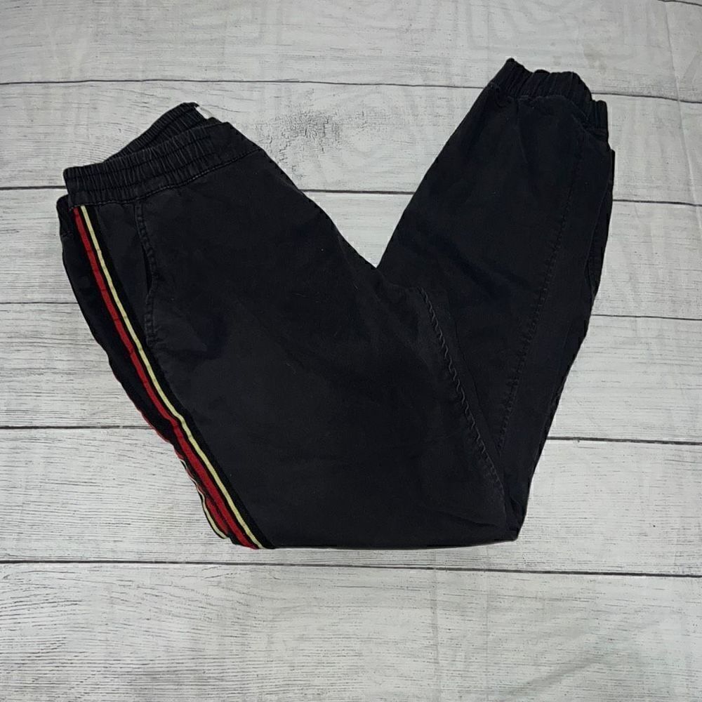 Cotton On Stripe Joggers Pockets Elastic Waist Pull-On Casual sz 6